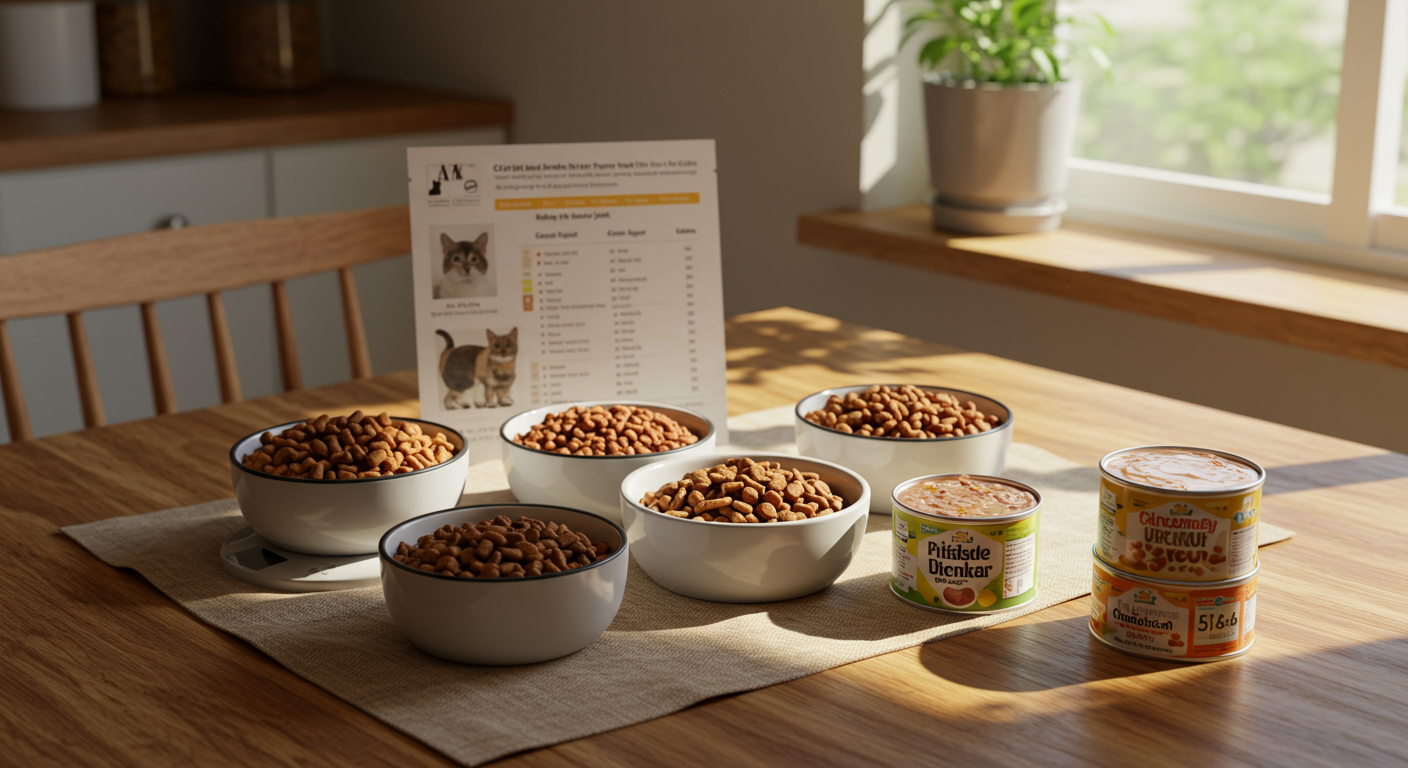 Tabela żywienia kota – jak dostosować dietę do potrzeb