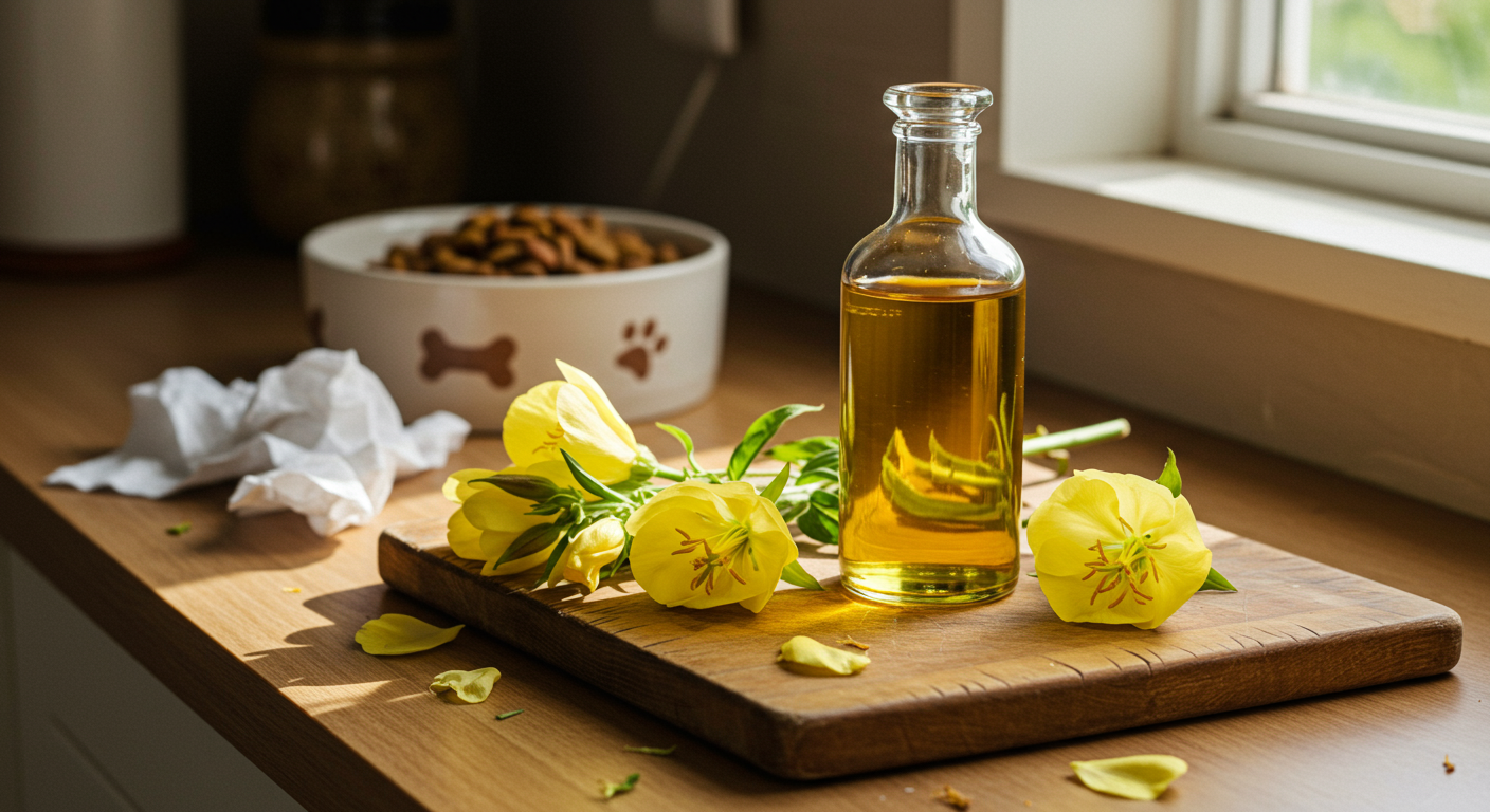 Olej z wiesiołka dla psa – właściwości i zastosowanie